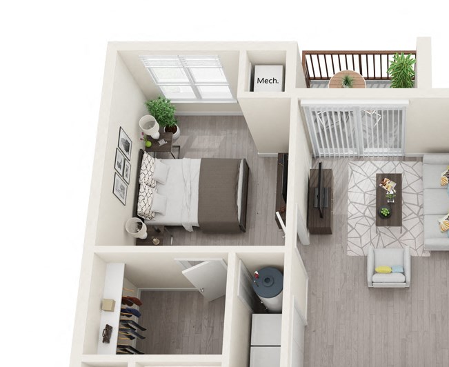 Two Bedroom and Two Bath